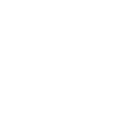 White burger logo with drink outline